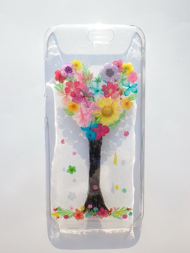 Anny's workshop手作押花手機保護殼，適用於HTC ONE A9，Tree Of Heart (現貨) - 手機殼/手機套 - 塑膠 