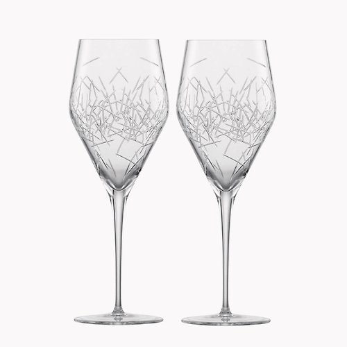 MSA玻璃雕刻 (一對價)357cc【德國蔡司手工杯】Hommage系列Glace結婚水晶對杯