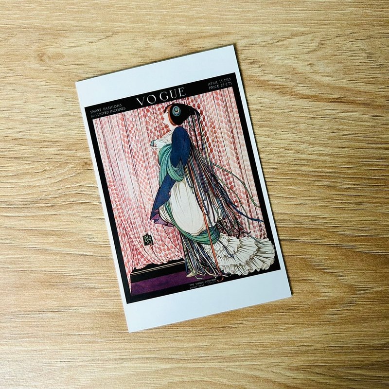 VOGUE 1915年 經典時尚明信片 - 卡片/明信片 - 紙 