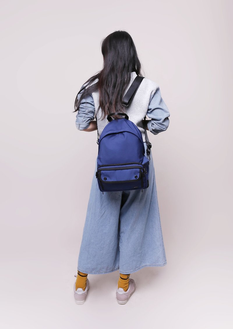 RITE-[E Series Extended Side Backpack] - Backpack Edition Navy - กระเป๋าเป้สะพายหลัง - วัสดุกันนำ้ หลากหลายสี