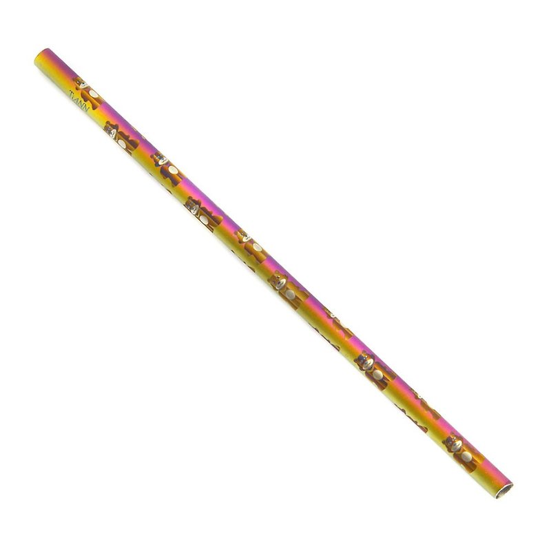 TiStraw Titanium Straw - Bears (8 mm) - Reusable Straws - Other Metals Multicolor
