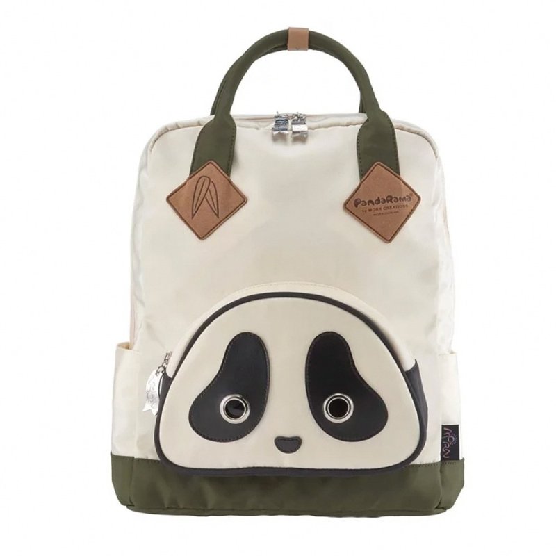 Morn Creations Original Panda SCHOOL Series Computer Backpack - White (L) - Backpacks - Other Materials White