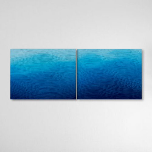 海の絵 絵画 テクスチャーアート ブルー 海 インテリア モダン シンプル