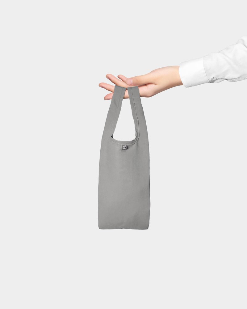 U1 reusable bag / Cement Gray - กระเป๋าถือ - เส้นใยสังเคราะห์ สีเทา