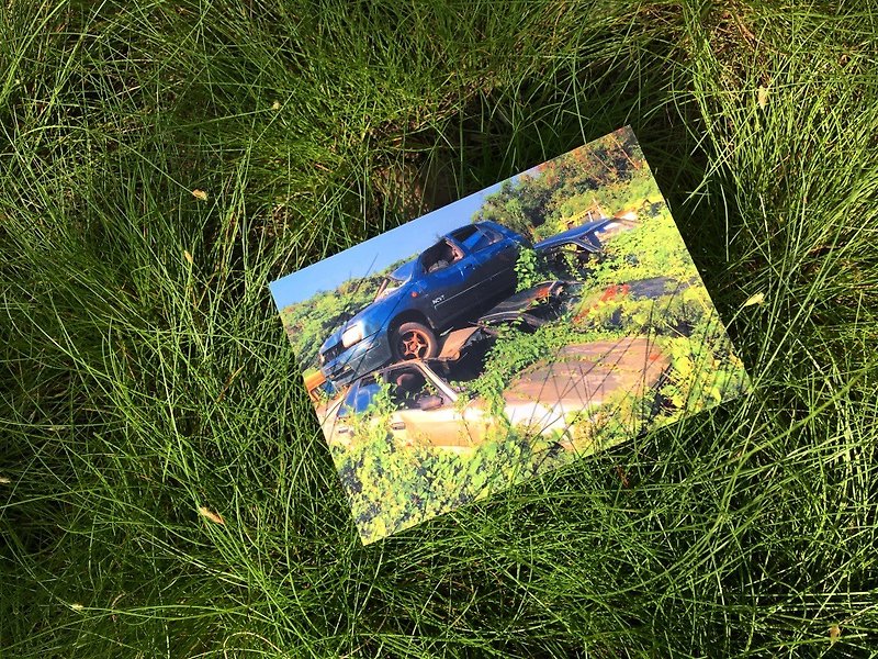 Ruins Postcard | Scrap Car: Xiaoliuqiu - การ์ด/โปสการ์ด - กระดาษ 