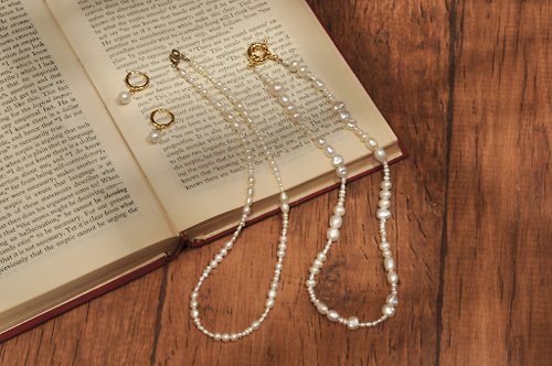 二毛銀（Nimou Jewelry） 二毛銀【珍珠系列─混搭珍珠項鍊】大款、小款