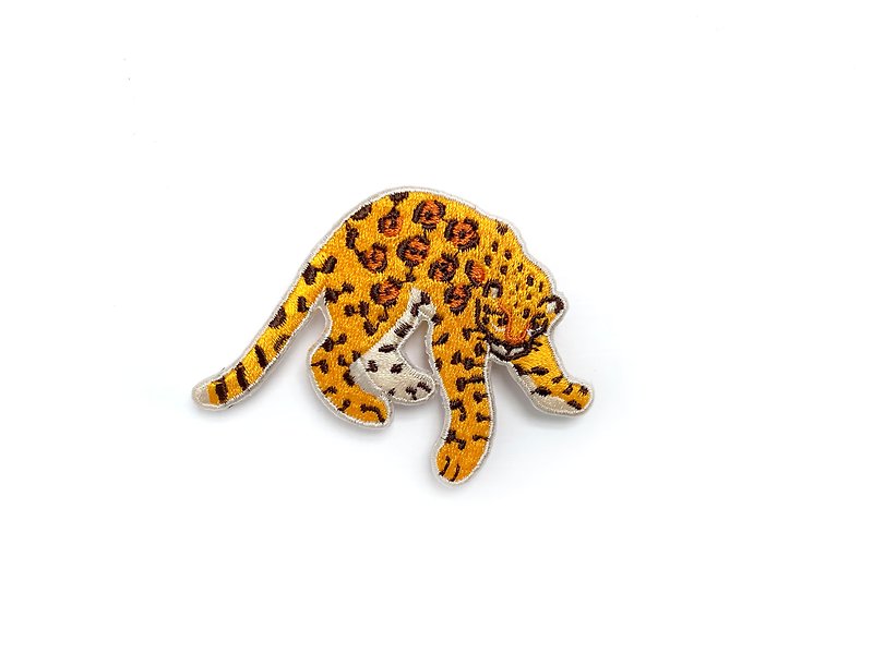 ネコのパッチ - ジャガー - その他 - 刺しゅう糸 オレンジ