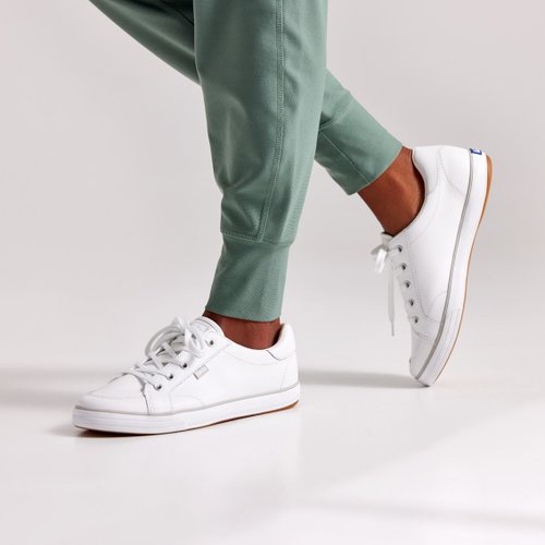 Keds KEDS CENTER III 升級版舒適皮革小白鞋 WH67052