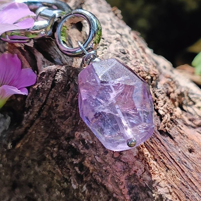 紫水晶寵物水晶吊飾1/ 水晶吊飾/ 寵物吊飾 - 客製化寵物商品 - 水晶 