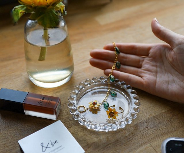 ひまわりのブレスレット - ショップ ちくわハンドメイド ブレスレット