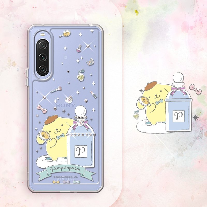 Sanrio Sony full range of shockproof dual-material crystal colored diamond mobile phone cases - Perfume Pudding Dog - เคส/ซองมือถือ - วัสดุอื่นๆ หลากหลายสี
