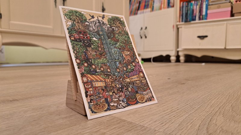 LiTTSE 臺灣印象 城市插畫 系列 萬象臺灣篇 插畫明信片 - 卡片/明信片 - 紙 