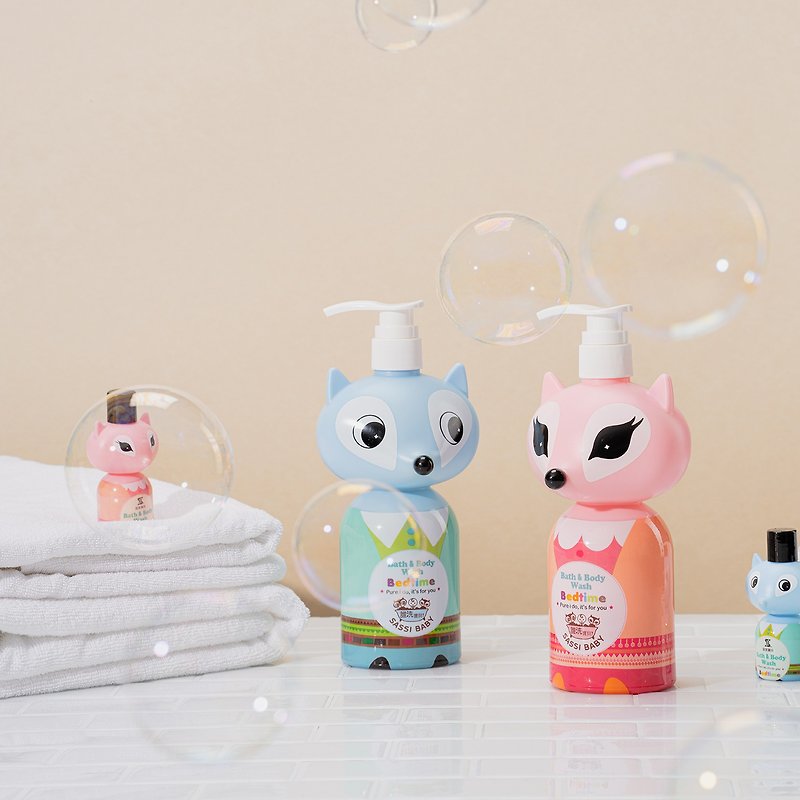Parent-child internet celebrity recommends [babysassi who is the baby] Children’s Sleeping Shower Essence-300ml - Other - Other Materials Blue