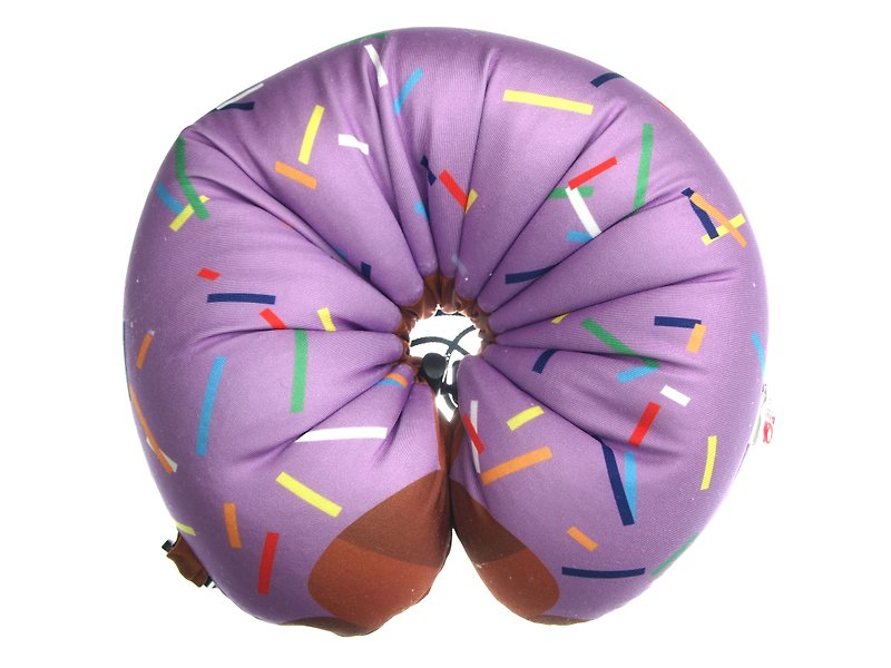 Joli donut Purple Multifunction travel cushion - อื่นๆ - เส้นใยสังเคราะห์ 