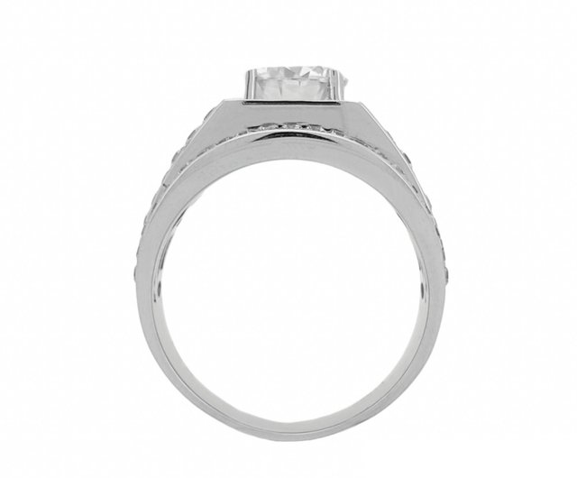 『品質重視』高級モアッサナイト　リング モアッサナイト石3カラット 5カラット 高級ダイヤ リング 台北店