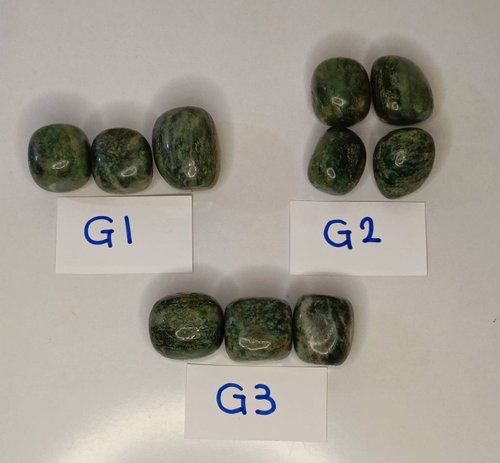 晶石地 綠雲母滾石組100g-G1/G2/G3礦石/水晶/脈輪石/療癒石