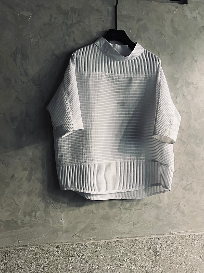 White cotton top - เสื้อผู้หญิง - ผ้าฝ้าย/ผ้าลินิน 