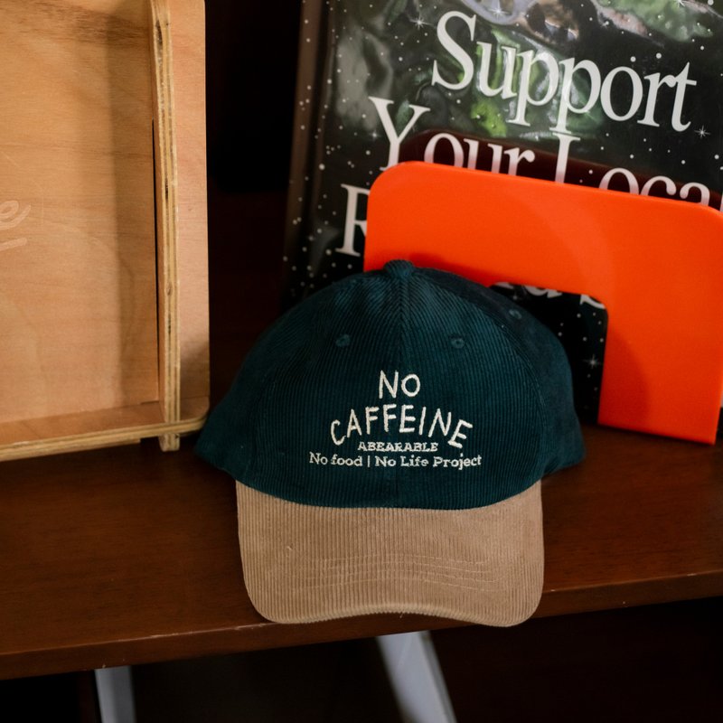 NO CAFFEINE NO LIFE, Cap (Matcha Espresso) - 帽子 - 其他材質 綠色