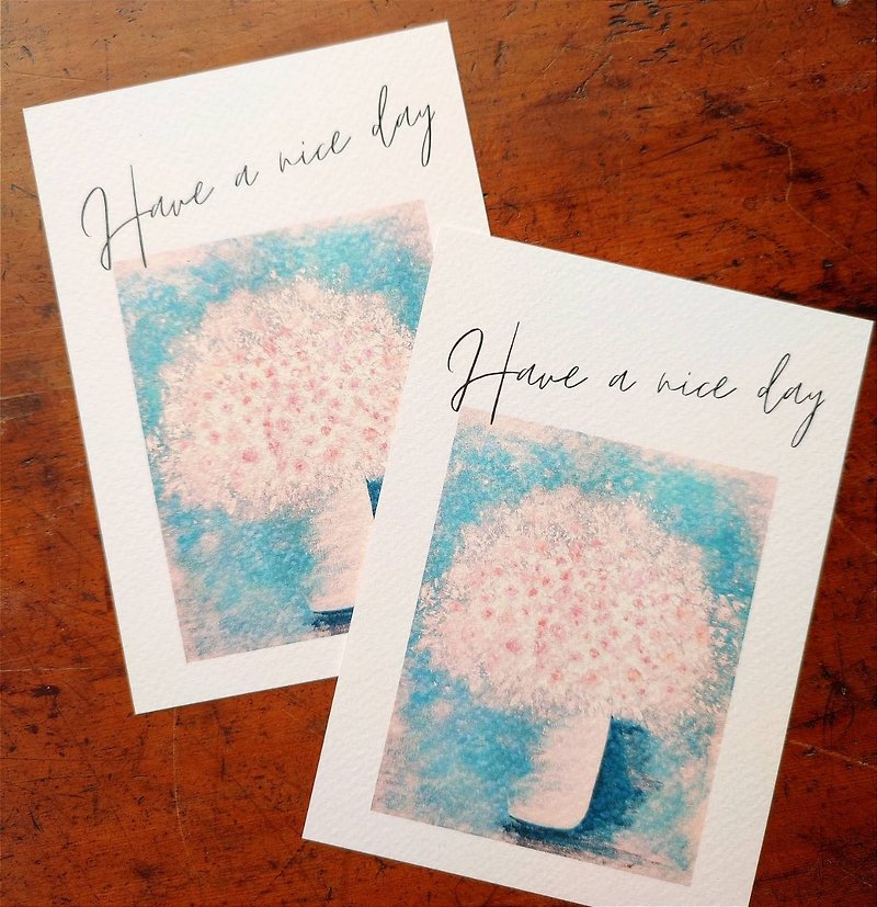 Floral illustration postcard - Cards & Postcards - Paper 