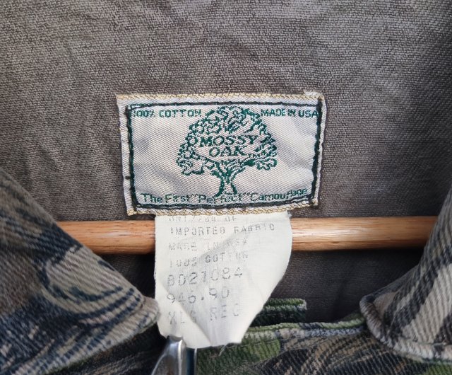 親方  80s MOSSY OAK【モッシーオーク】 古着 MOSSY OAK/モッシーオーク/リアルツリーカモコットン