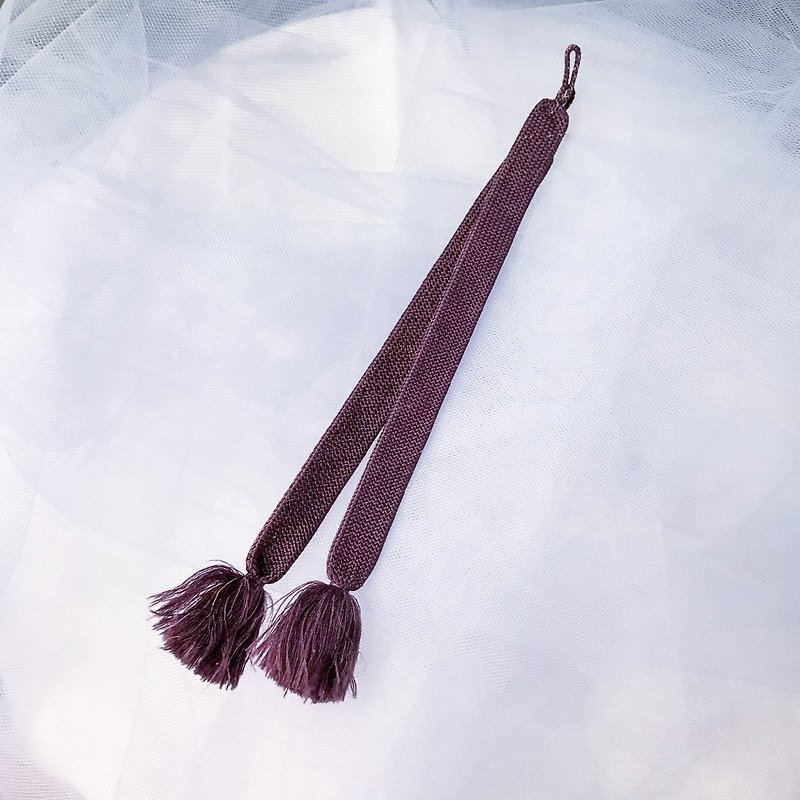 古代のもの/墨の紫色の顔の羽織り - その他 - シルク・絹 パープル