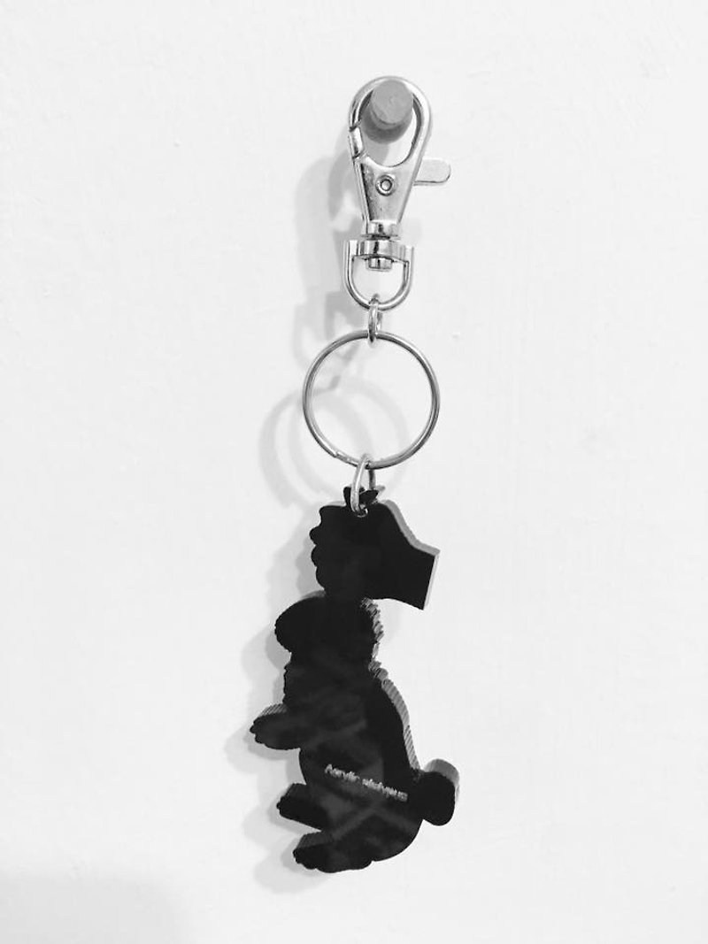 Lectra duck rabbit caught ▲ ▲ necklace / keychain / dual-use \ threw a postcard dogs and cats - Necklaces - Acrylic 