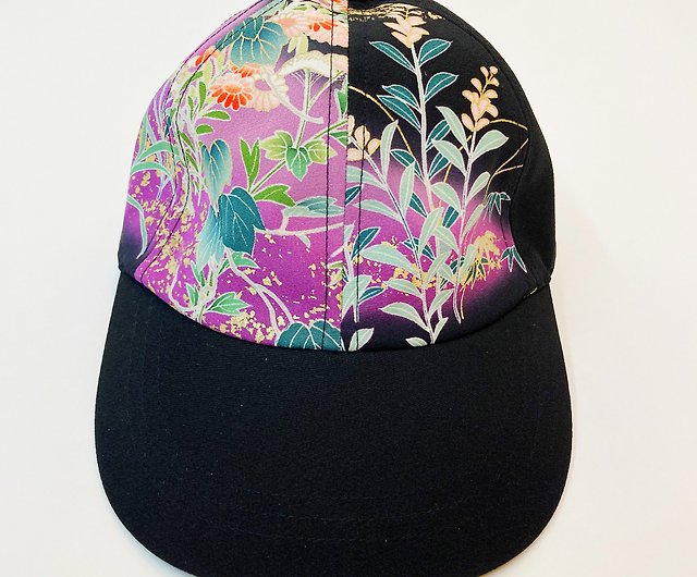 KIMONO HAT, Luxury Hat, Kimono Upcycled