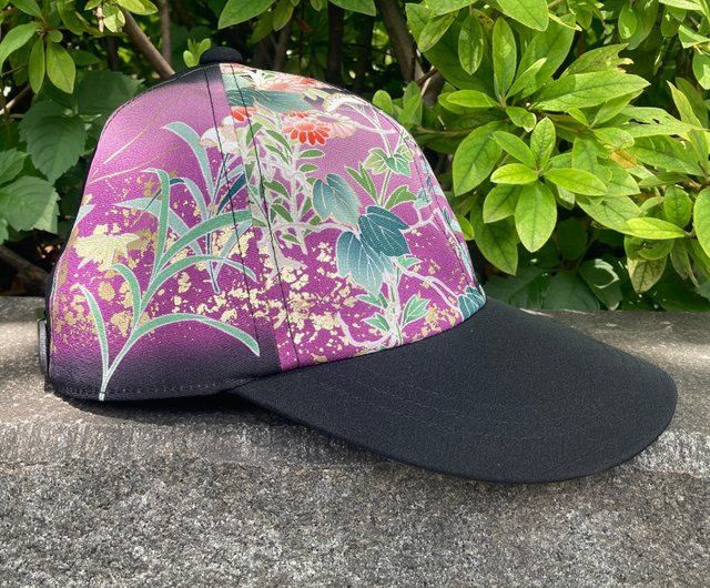 KIMONO HAT, Luxury Hat, Kimono Upcycled