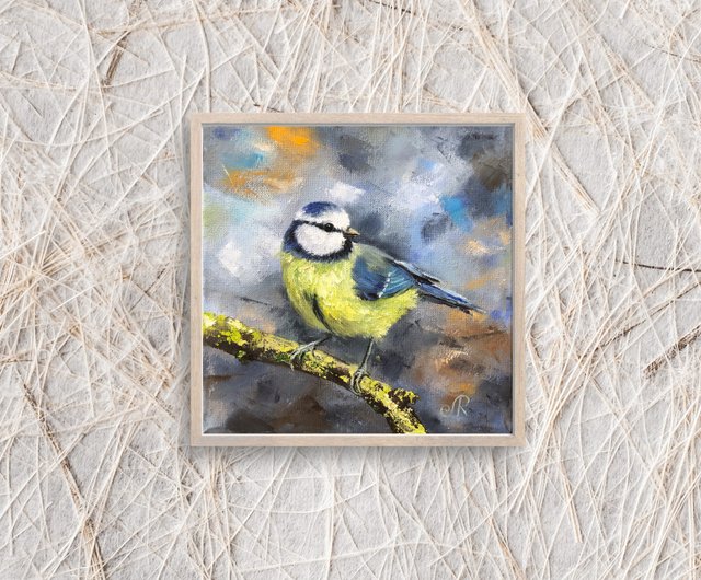 オリジナル油絵鳥の絵装飾部屋 - ショップ ArtLolitaRos