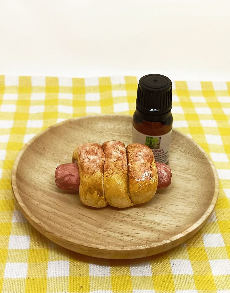 Sausage bag shape diffuser Stone(send random aroma oil 5ml) - Fragrances - Other Materials Yellow