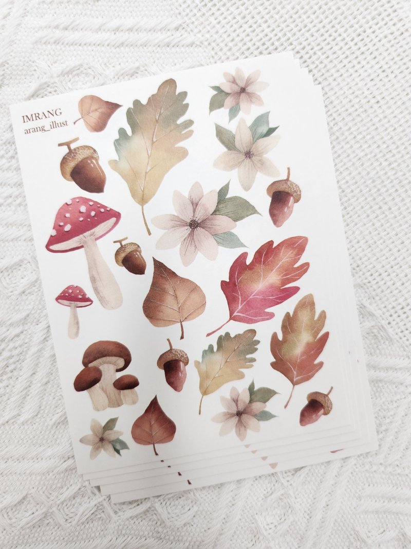 Fall day Accessories - 貼紙 - 紙 