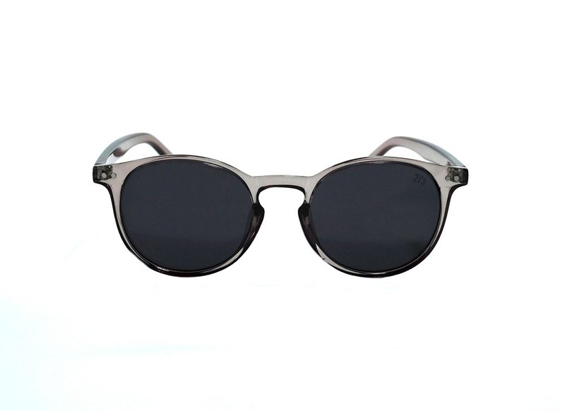 (Defective Product Discount) 2is JanG│Sunglasses Polarized│Pear Shaped Frame│Gre - แว่นกันแดด - พลาสติก สีเทา