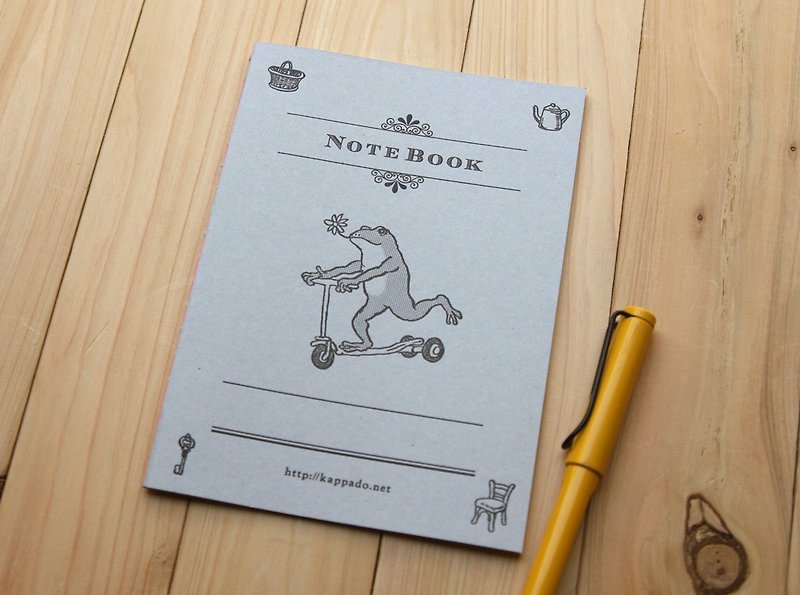 オリジナルノート　GOGO青蛙 - ノート・手帳 - 紙 グレー