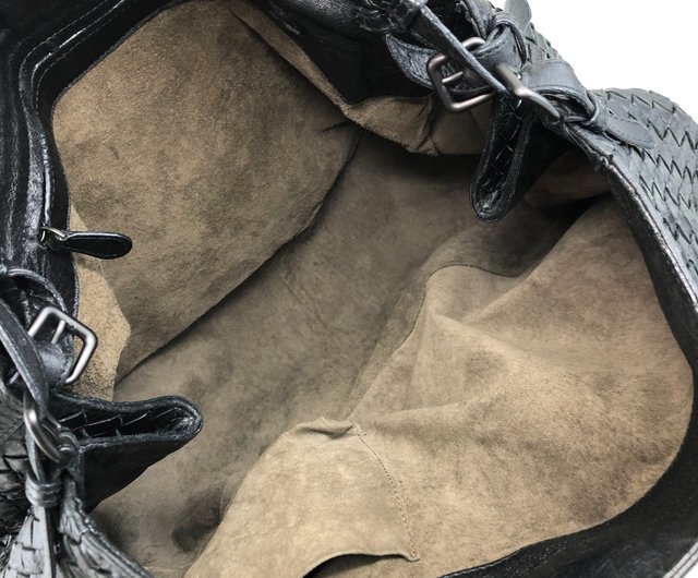 BOTTEGA VENETA レザー ショルダーバッグ ヴィンテージ BOTTEGA VENETA ボッテガヴェネタ ショルダーバッグ