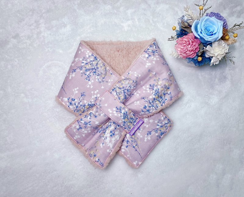 Bouquet/warm scarf - Knit Scarves & Wraps - Cotton & Hemp 