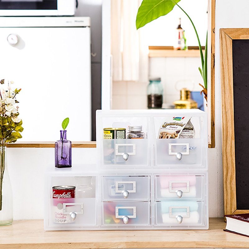 LITEM デスクトップシステム収納ボックス（マット） - 収納用品 - プラスチック 透明