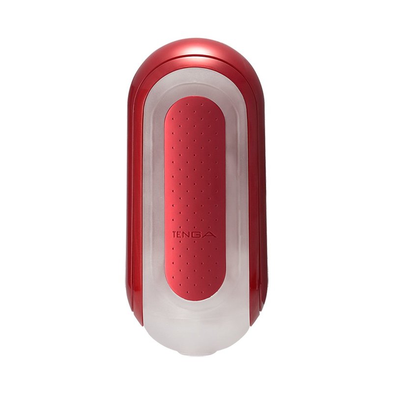 TENGA FLIP 0 RED飛機杯 加熱款 WARMER SET 情趣用品 情人節禮物 - 情趣用品 - 塑膠 