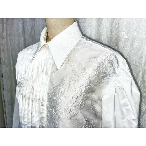 naminami design shirt 4007 white meikeiin original design handmade