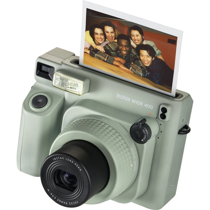 Limited time offer: FUJIFILM instax WIDE 400 wide format instant camera with free black and white film - Cameras - Other Materials Multicolor