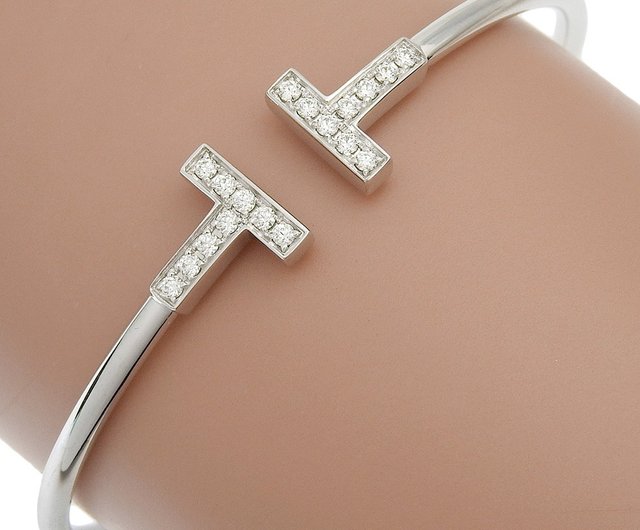 Tiffany & Co. ダイヤモンド付きバングル 日本直送