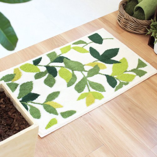 日本OKA 日本OKA 日製抗菌防臭可水洗威爾頓編織玄關地墊-50x80cm