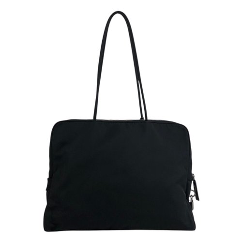 日本直送 名牌中古包 】PRADA プラダ トートバッグ ブラック