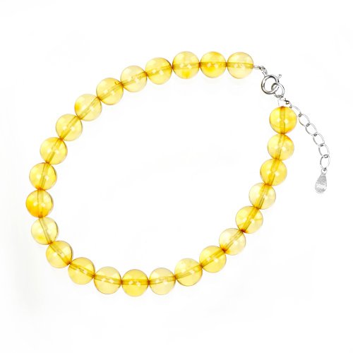 正佳珠寶 Gemsrich Jewelry 【正佳珠寶】蜜蠟琥珀 金珀金琥珀 6mm 蜜蠟琥珀手鏈
