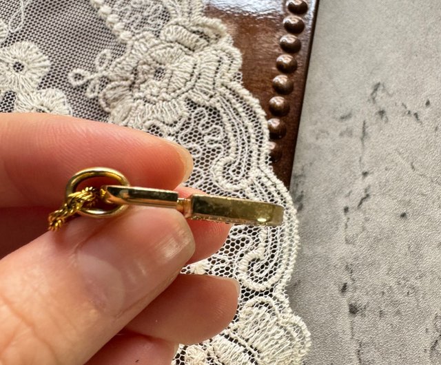 ヴィンテージ美品 Christian Dior ラインストーン ロックチャーム