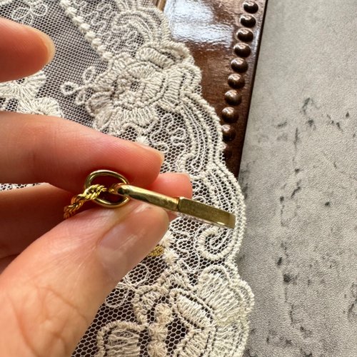 ヴィンテージ美品 Christian Dior ラインストーン ロックチャーム