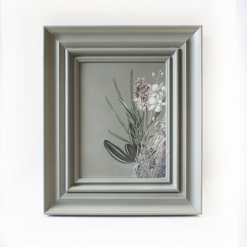 **Timeless Blooms** Collection Perfect for living rooms, bedrooms, and offices. - Wall Décor - Wood Gray