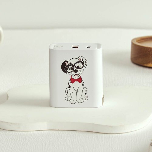 TOYSELECT Disney Cats And Dogs-101忠狗款小斑USB3.0+PD20W雙孔充電器