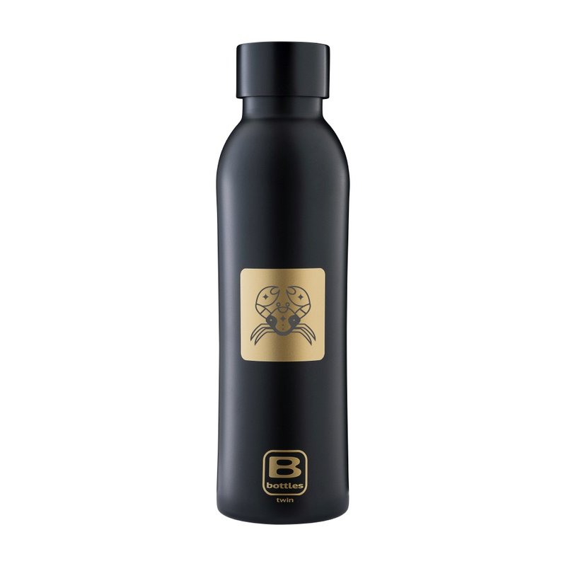 Bugatti Italian Bugatti Golden Classic 12 Constellation Thermos Bottle 500ml - Vacuum Flasks - Stainless Steel Black