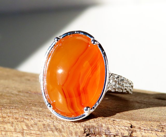 カーネリアン リング / Carnelian Ring 0 - ショップ NATSU カーネリアン リング / Carnelian Ring 0 - ショップ NATSU