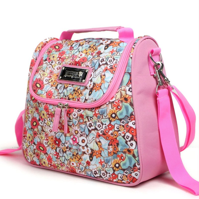 Summer flowers full range of outings, outings, children's gifts picnic bag / cooler bag SMB005 - Handbags & Totes - Eco-Friendly Materials 
